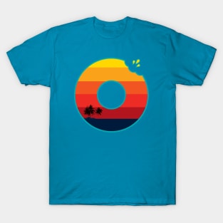 retrowave donut T-Shirt